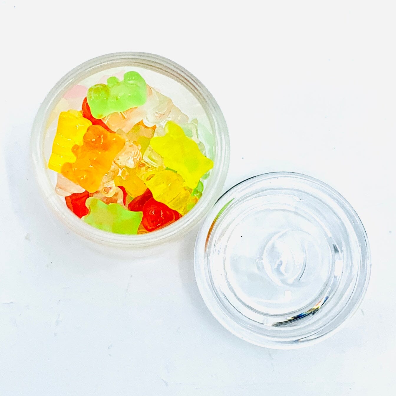Tiniest Glass Jar of Candy Canes - Luke Adams Glass Blowing Studio