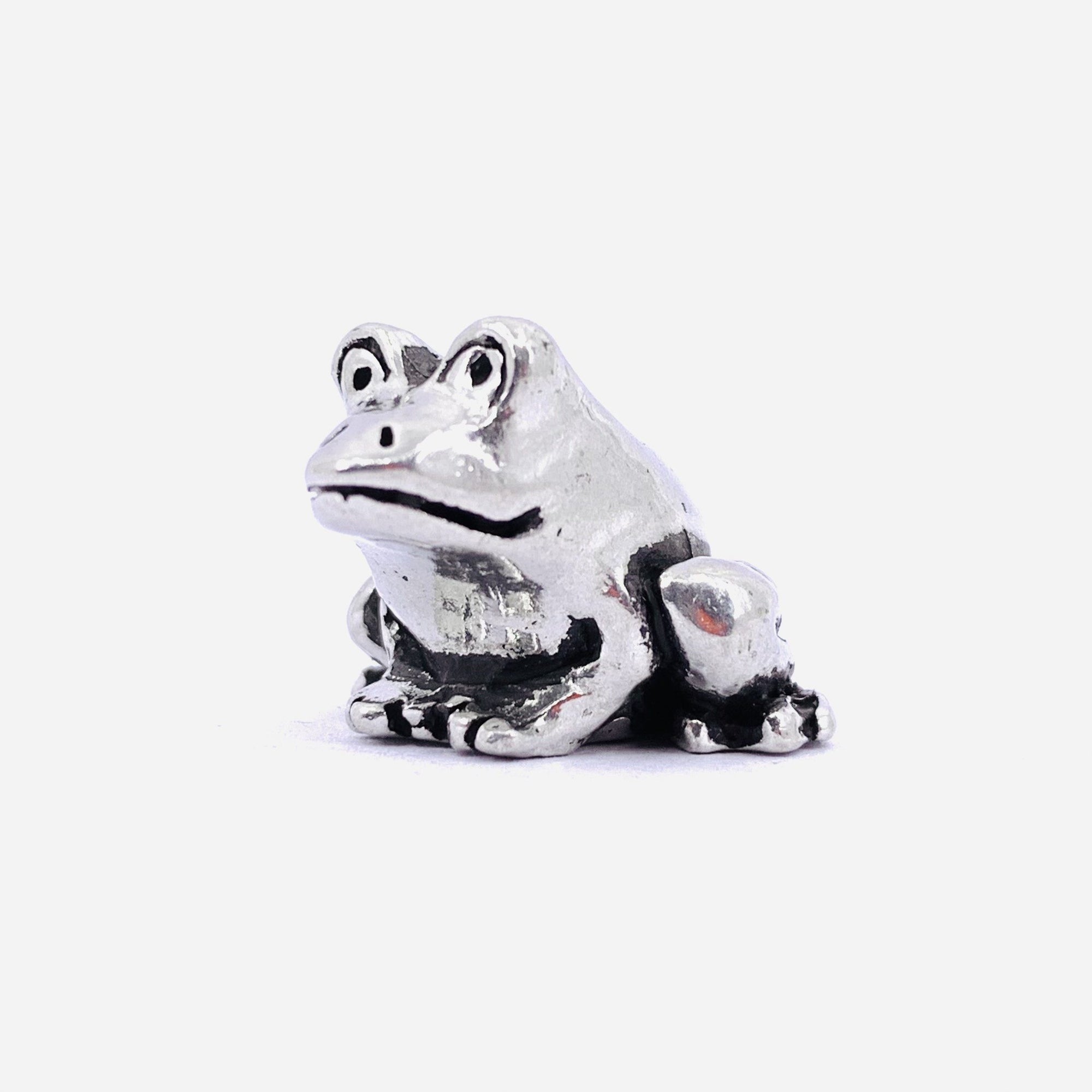 Miniature Pewter Figurine, Frog Basic Spirit 