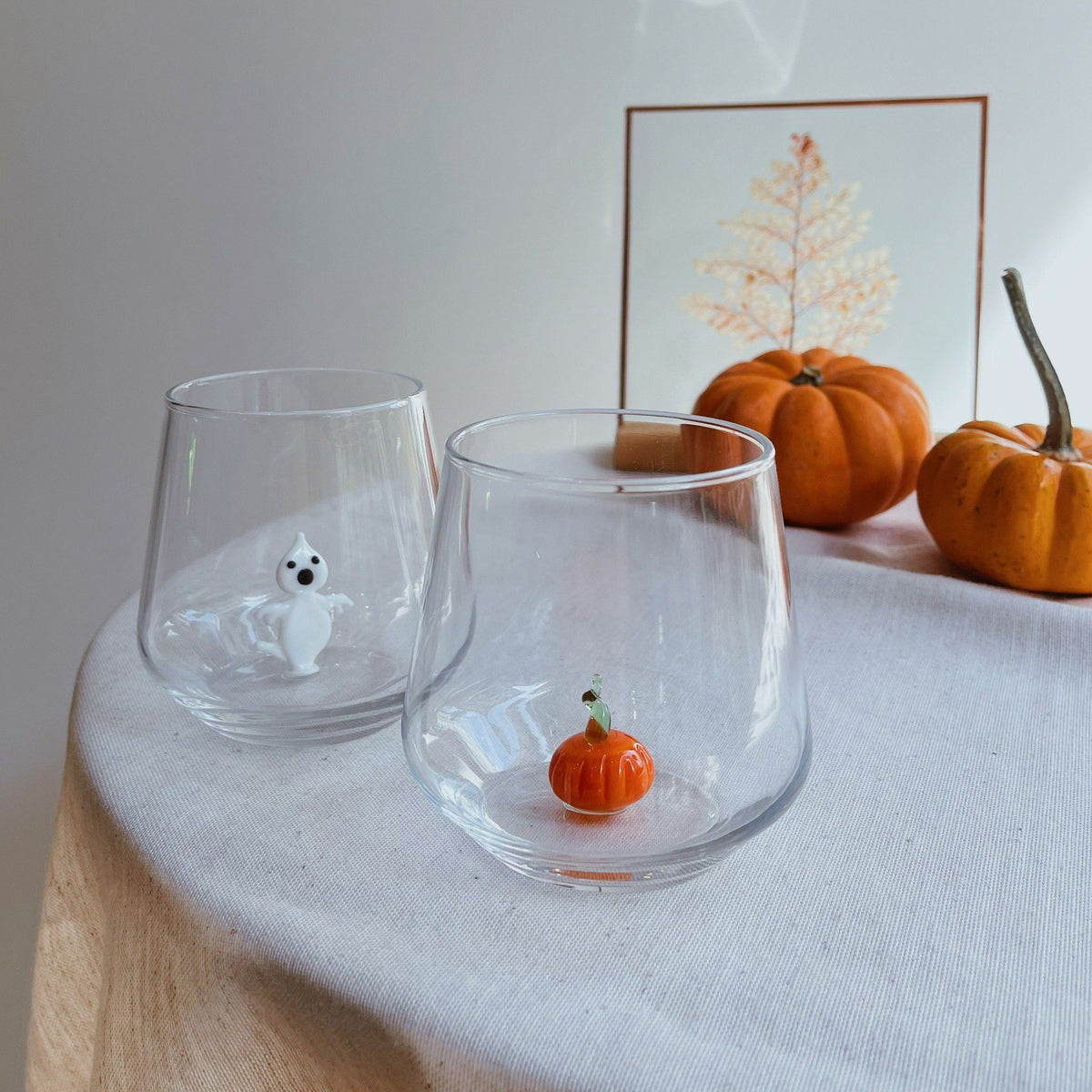Tiny Animal Wine Glass, Ricky Mouse - Luke Adams Glass Blowing Studio