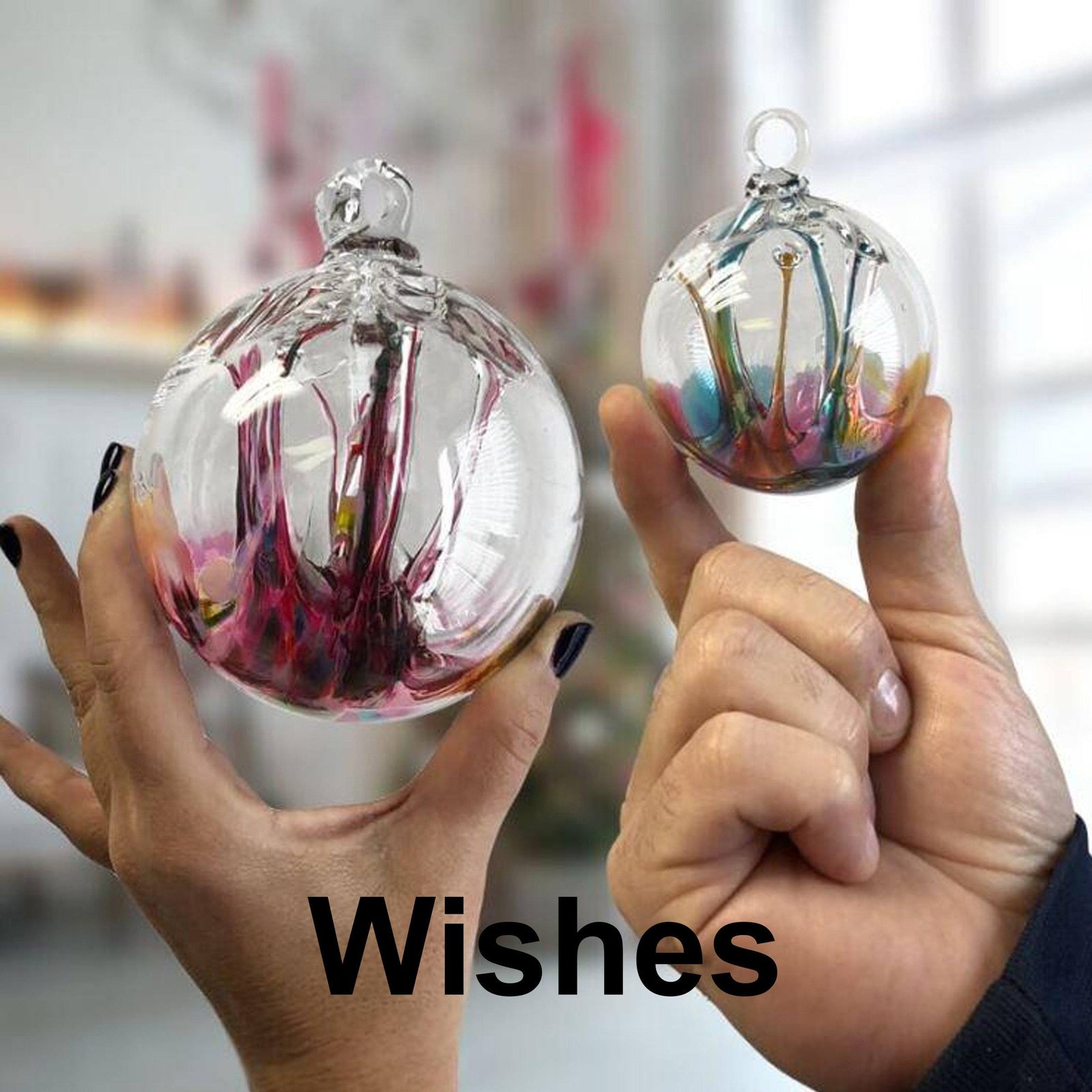 Mystery Wishball Second Suncatcher Luke Adams Glass Blowing Studio 